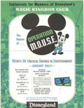 Disneyland Mouse Magic Vintage Retro Advert Poster A4 Photo Print