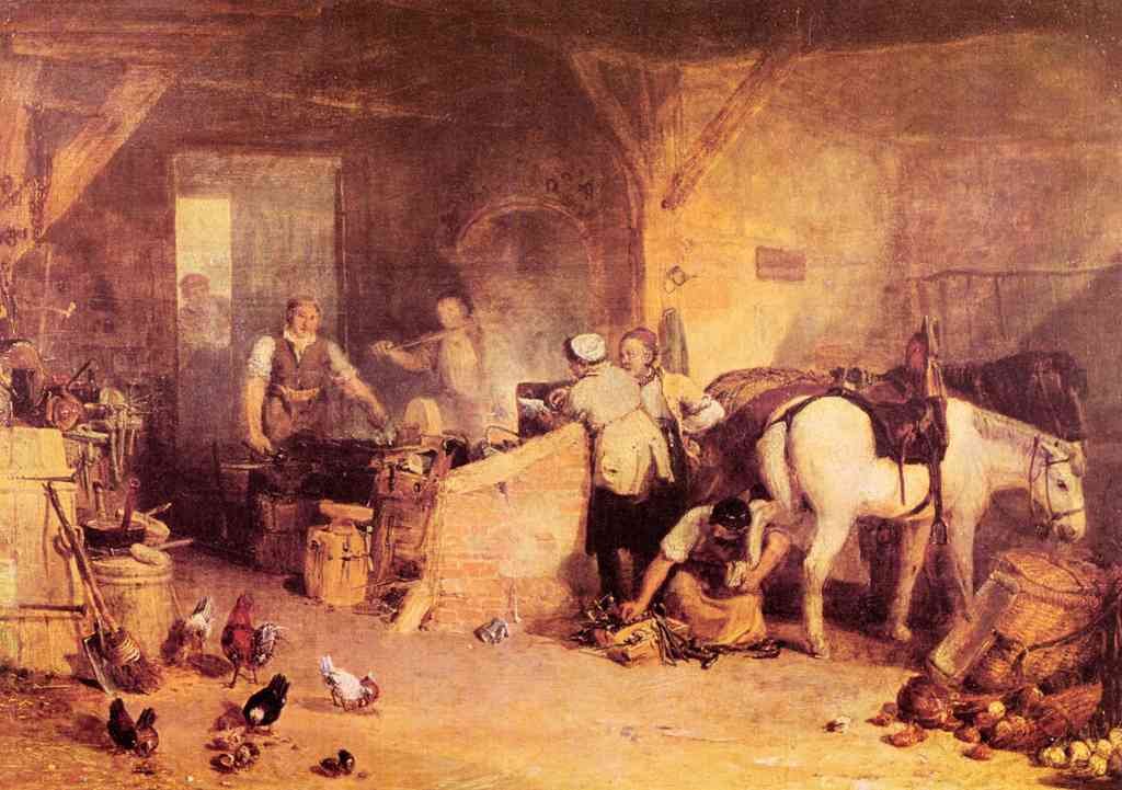Disputing Prices Joseph Mallord Turner A4 Photo Print