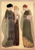 Dixon Rachel Taft Costume design and home planning 1916 Three Ladies 2 A4 Photo Print
