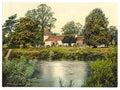 Dixton Ferry and Church Monmouth Vintage A4 Photo Print