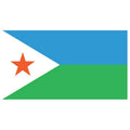 Djibouti Flag N1766 A4 Photo Print