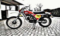 Dkw 175Cc motorbike A4 Photo Print