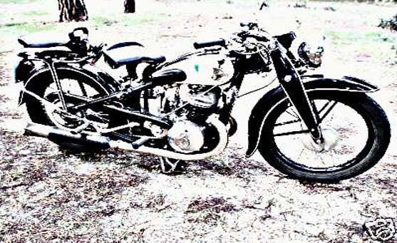 Dkw Sb500 motorbike A4 Photo Print