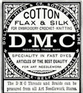 Dmc Cotton Flax Vintage Retro Advert Poster A4 Photo Print
