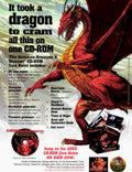 Dnd Dragon Rules Vintage Retro Advert Poster A4 Photo Print
