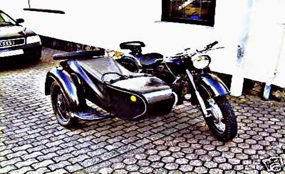 Dnepr K750 Mt9 motorbike A4 Photo Print