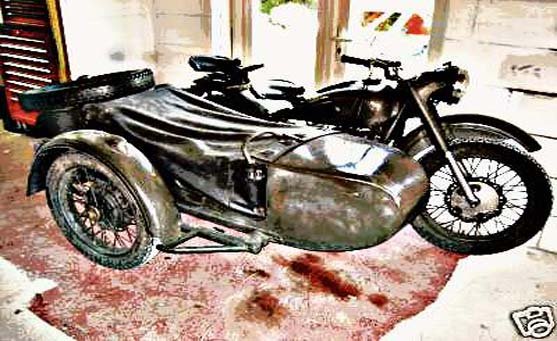 Dnepr M71 motorbike A4 Photo Print