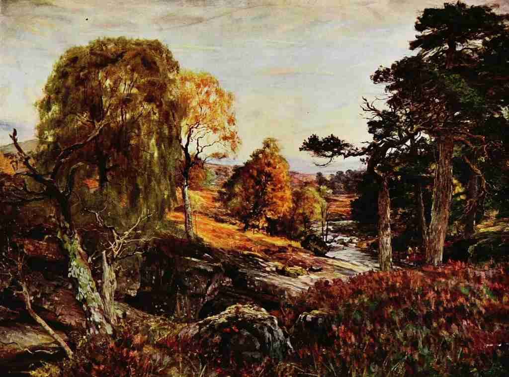 Docharty A Brownlie 1862 1940 Sketching Grounds 1909 Autumn Glen Moriston A4 Photo Print