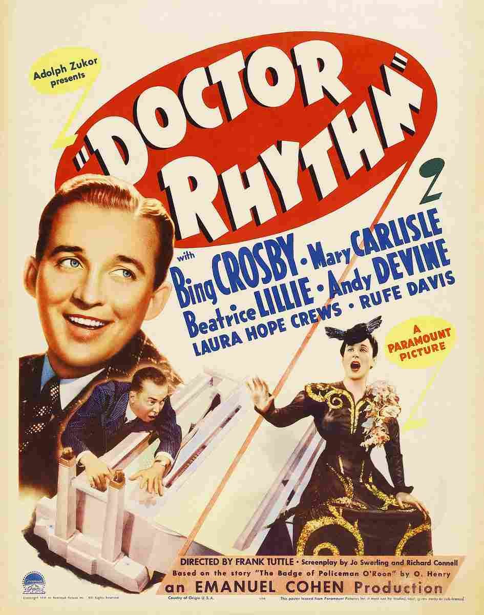 Doctor Rhythm 01  film star poster A4 Photo Print