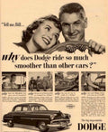 Dodge 1953 Sedan Vintage Retro Advert Poster A4 Photo Print