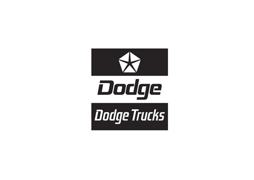 Dodge Dealer Logo A4 Photo Print