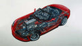 Dodge Viper SRT10 cutaway A4 Photo Print
