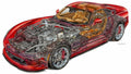 Dodge Viper cutaway A4 Photo Print
