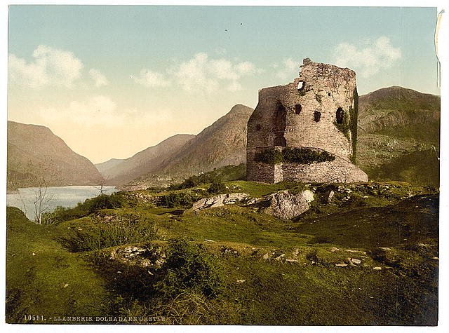 Dolbadarn Castle Llanberis Vintage A4 Photo Print