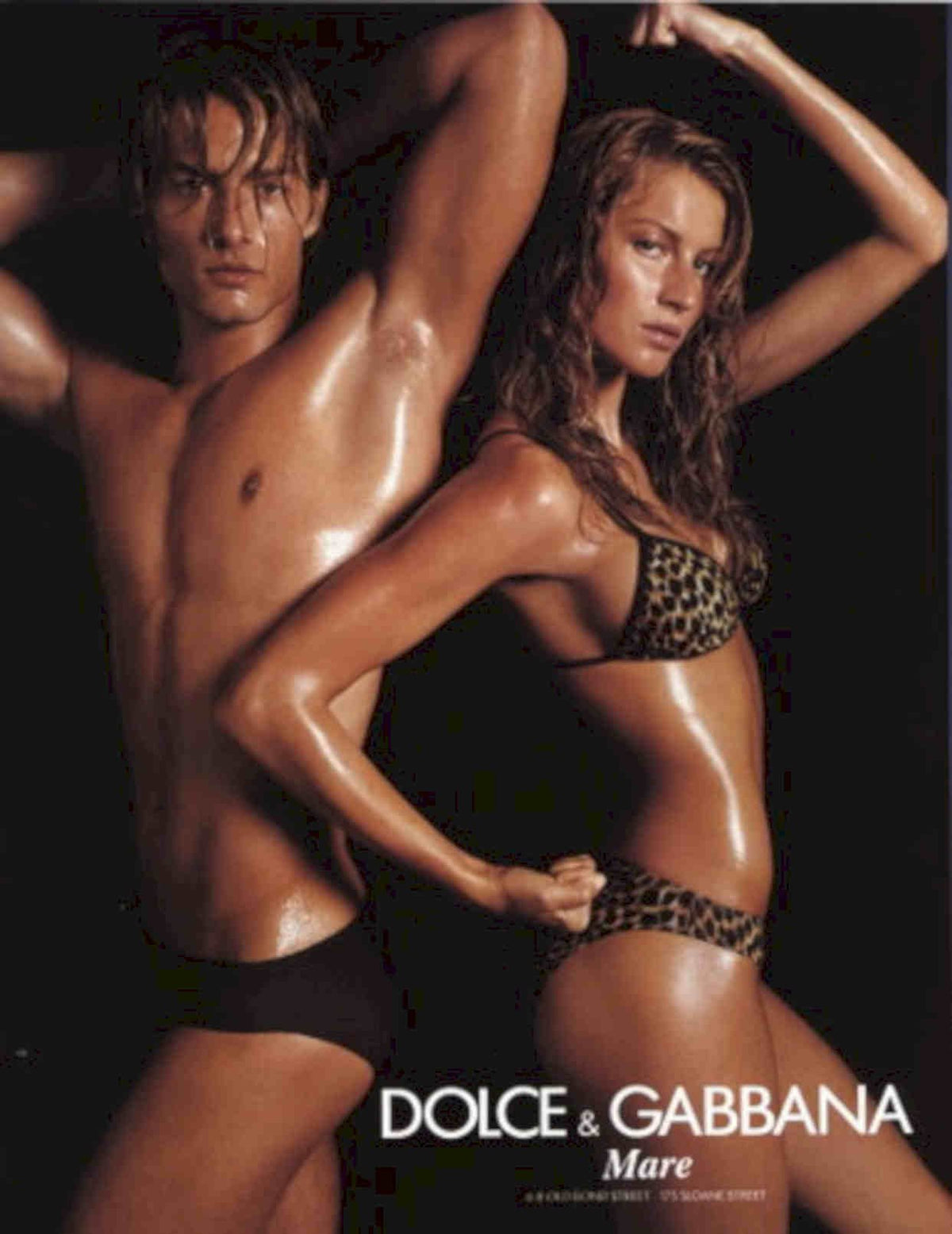 Dolce Gabbana Mare Vintage Retro Advert Poster A4 Photo Print