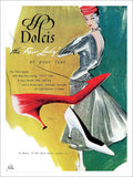 Dolcis Shoes 1950s Vintage Retro Advert Poster A4 Photo Print