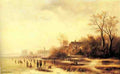 Doll Anton Figures In A Frozen Winter Landscape A4 Photo Print