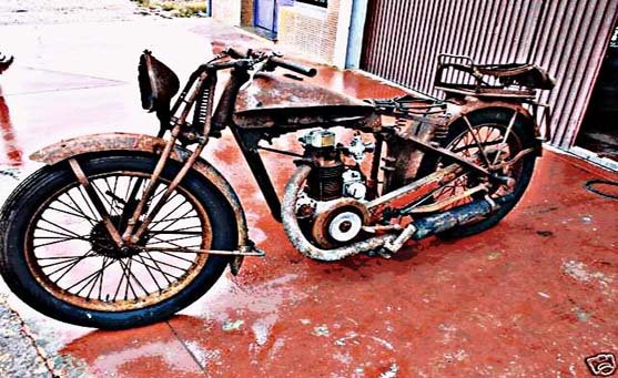 Dollar Motorcycle motorbike A4 Photo Print
