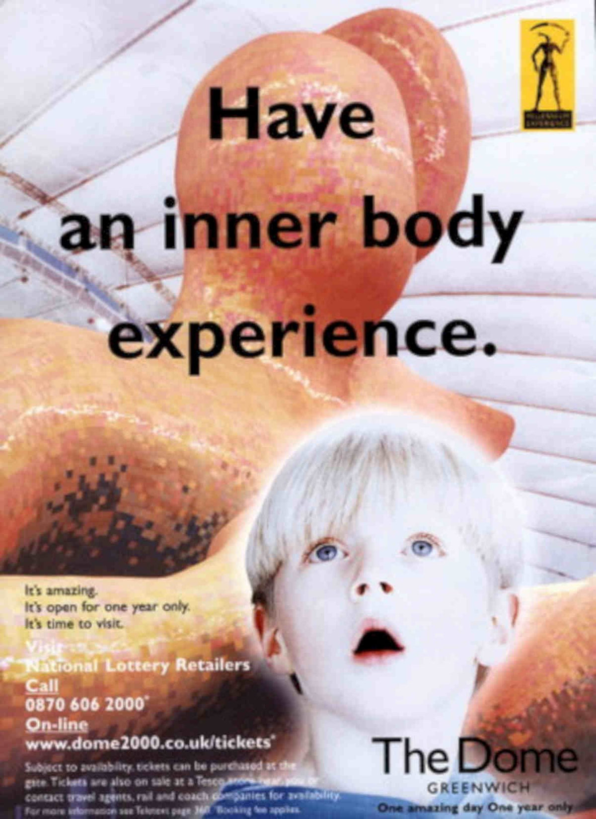 Dome Hand Experience Vintage Retro Advert Poster A4 Photo Print