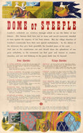 Dome Steeple London Vintage Retro Advert Poster A4 Photo Print