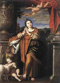 Domenichino Saint Agnes A4 Photo Print