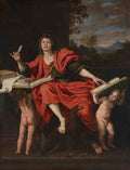 Domenichino Saint John the Evangelist A4 Photo Print