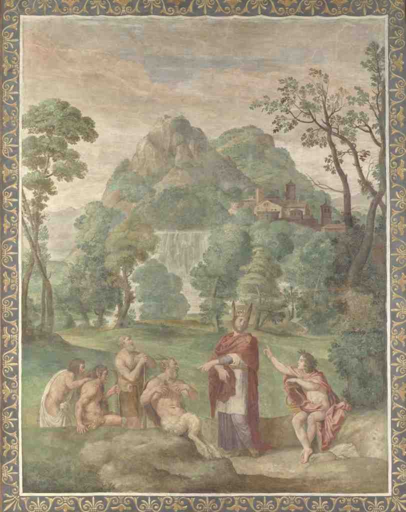 Domenichino and assistants The Judgement of Midas A4 Photo Print