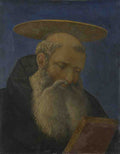 Domenico Veneziano Head of a Tonsured, Bearded Saint A4 Photo Print