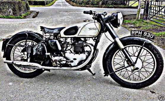Dominator Model 7 motorbike A4 Photo Print