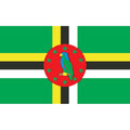 Dominica Flag N1809 A4 Photo Print