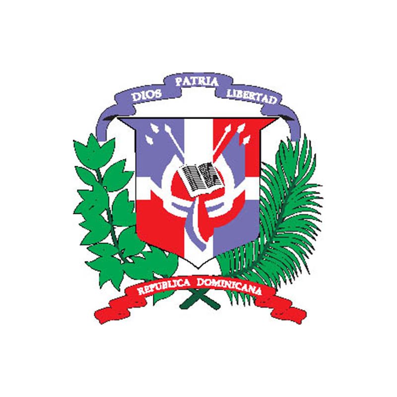 Dominicanrep Coat Of Arms N365 A4 Photo Print