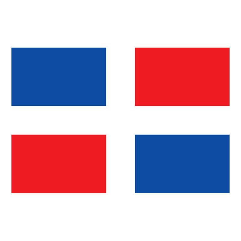 Dominicanrep Flag N1810 A4 Photo Print