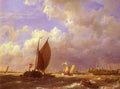 Dommelshuizen Cornelis Christiaan A Sunlit Dock A4 Photo Print