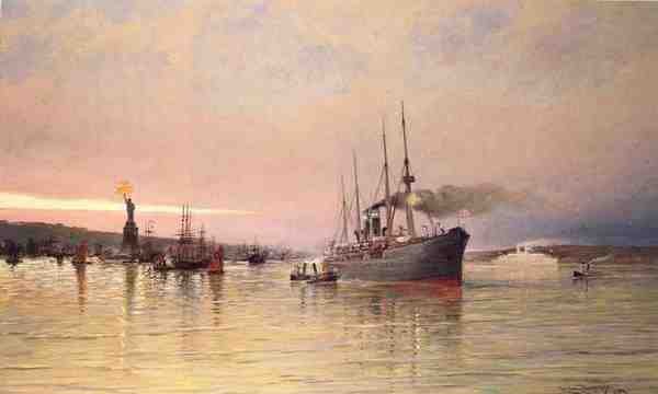 Dommelshuizen Cornelis Christiaan A View Of New York Harbor A4 Photo Print