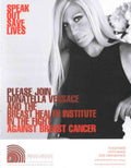 Donatella Versace Flowers Vintage Retro Advert Poster A4 Photo Print