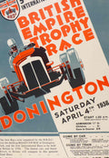 Donington Grand Prix Vintage Retro Advert Poster A4 Photo Print