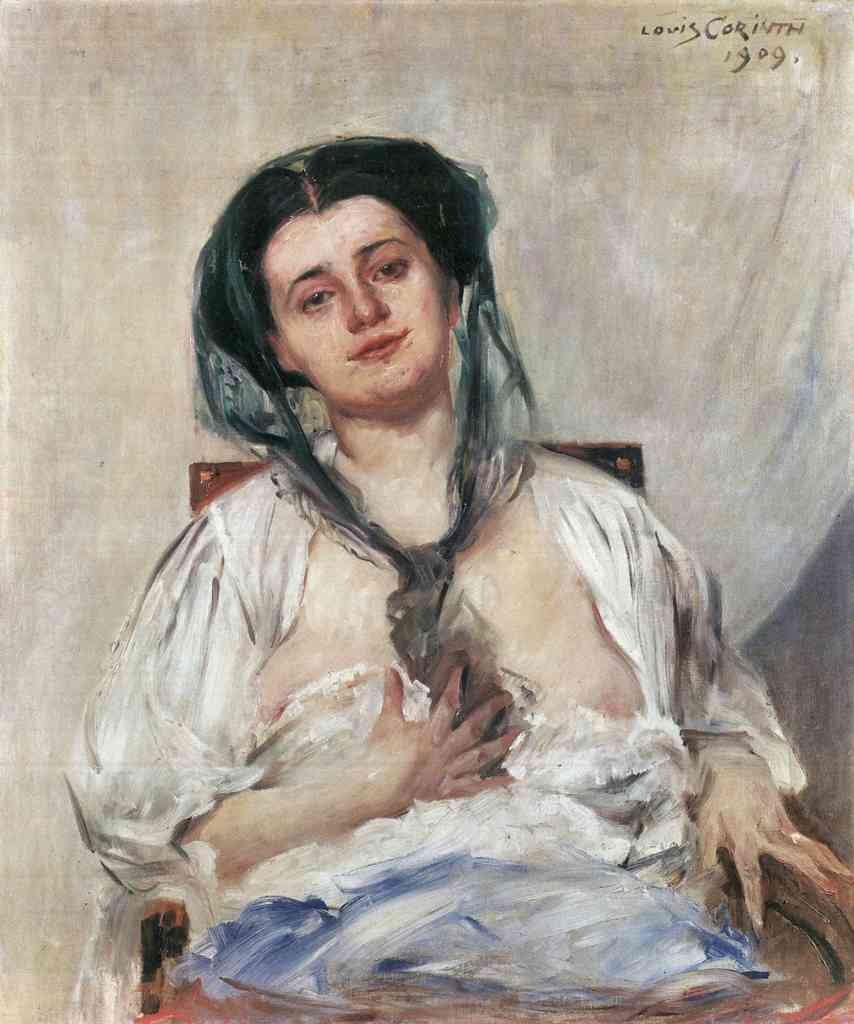 Donna Gravida Lovis Corinth Impressionism European A4 Photo Print