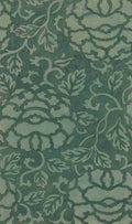 Donsu damask with light green peony arabesque 1750 1900 A4 Photo Print