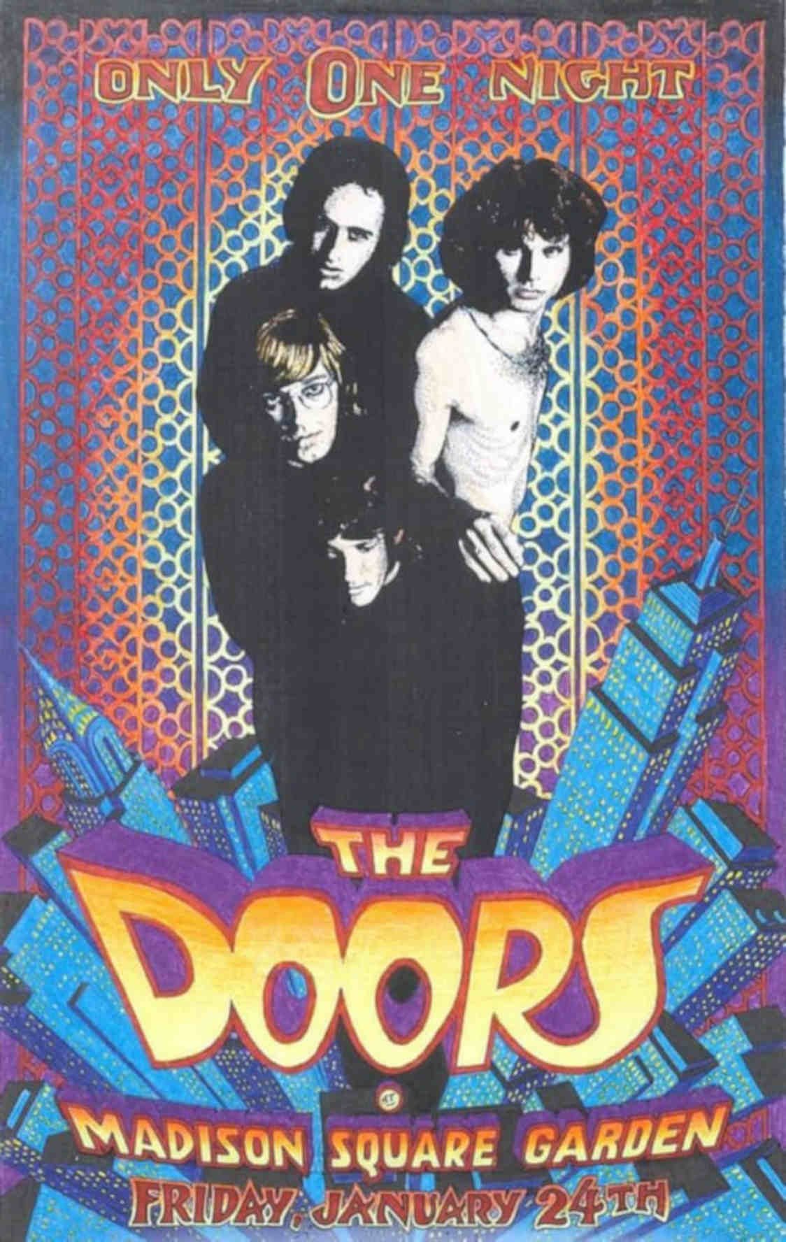 Doors Garden 1969 Vintage Retro Advert Poster A4 Photo Print