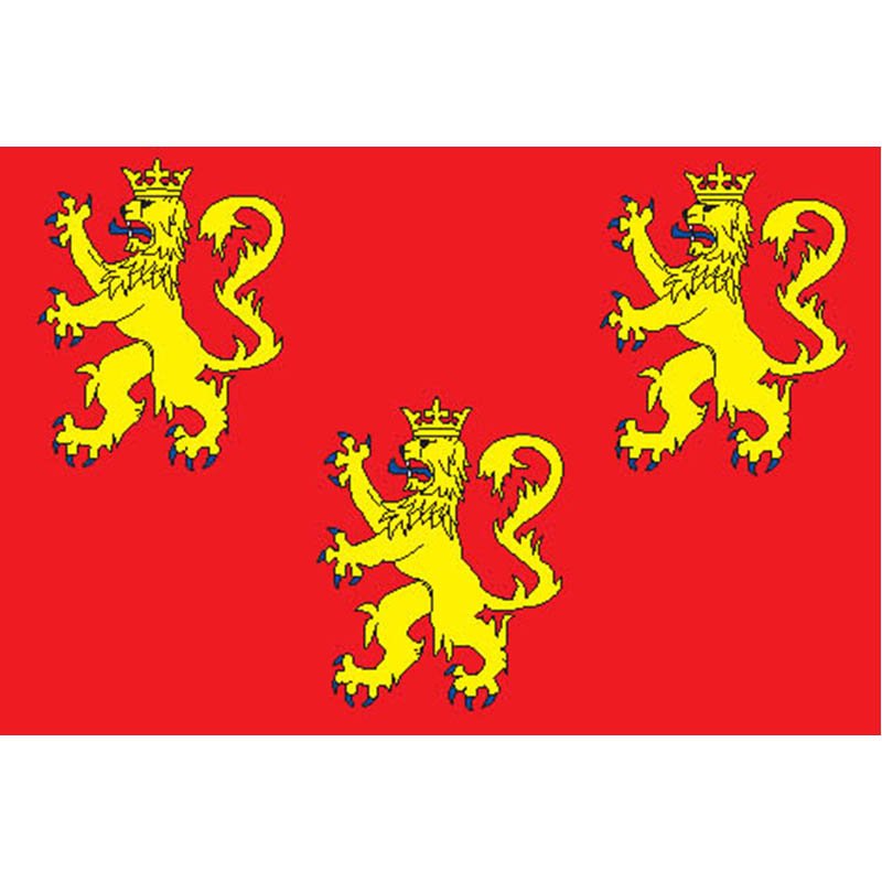Dordogne Dep Flag N2927 A4 Photo Print