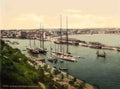 Dorset Weymouth from the North Vintage A4 Photo Print