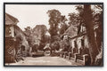 Dorset Witchampton Village Lychgate Church & Cottages Vintage A4 Photo Print