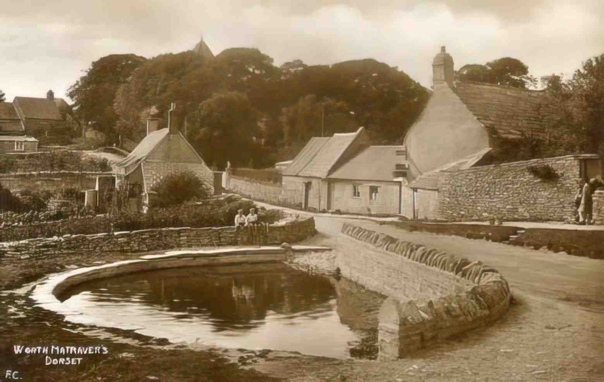 Dorset Worth Matravers Vintage A4 Photo Print