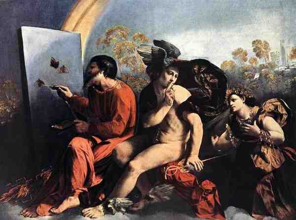Dossi Dosso Jupiter Mercury And The Virtue A4 Photo Print