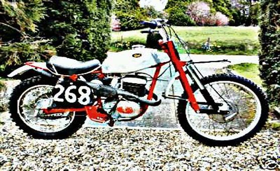 Dot Demon Scrambler motorbike A4 Photo Print