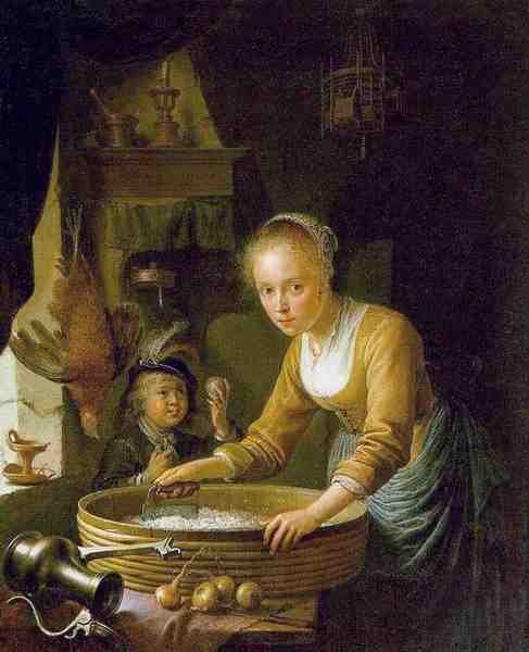 Dou Gerrit Dou 46Onions 5 A4 Photo Print
