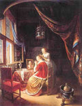 Dou Gerrit Dou 67Dress 5 A4 Photo Print