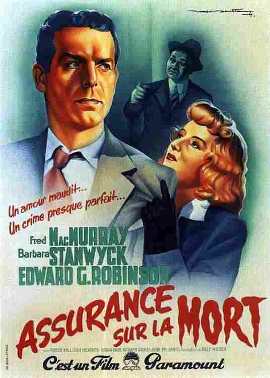 Double Indemnity 02  film star poster A4 Photo Print