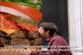 Double Whopper Burger Vintage Retro Advert Poster A4 Photo Print