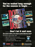 Doubledheader Baseball Vintage Retro Advert Poster A4 Photo Print